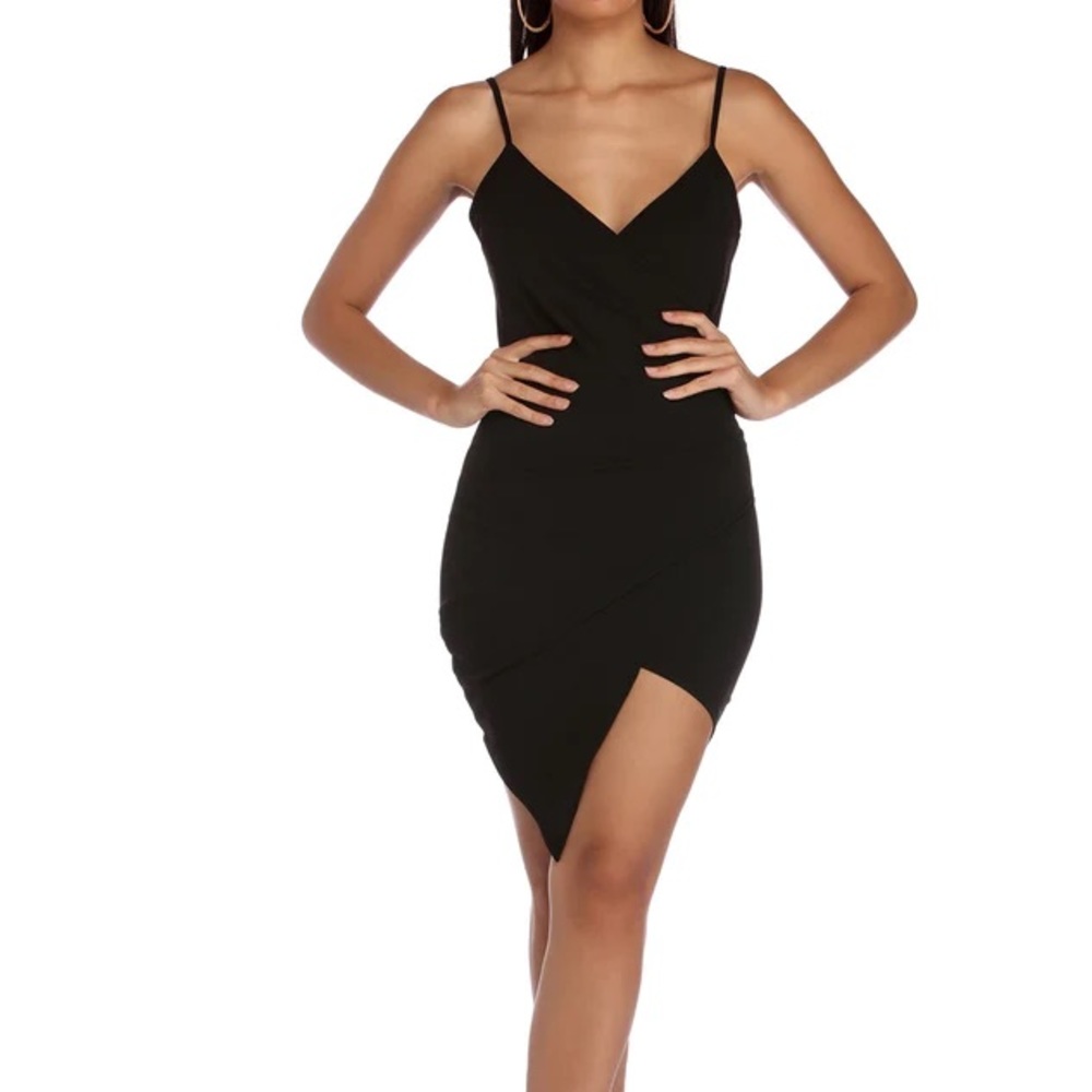 Windsor Take Two Asymmetrical Dress Black Small
